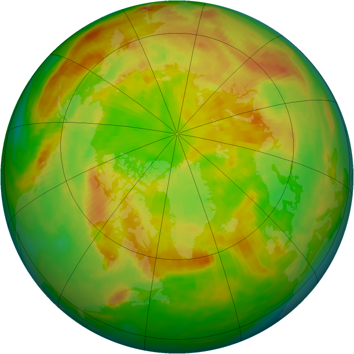 Arctic ozone map for 26 May 1988